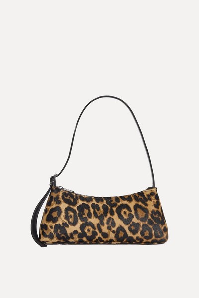 Animal Print Leather Shoulder Bag from Pull&Bear