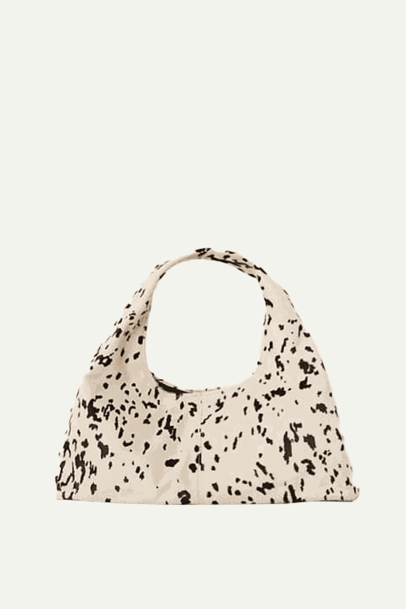 Pony Hair Mid Size Slouch Shoulder Bag from Asos Design