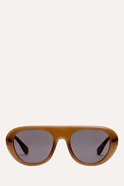 Retro Style Resin Sunglasses from Stradivarius
