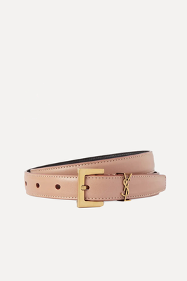 Monogram Square-Buckle Belt from YSL