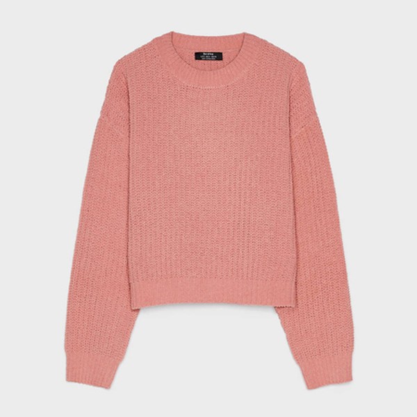 Chenille Sweater from Bershka