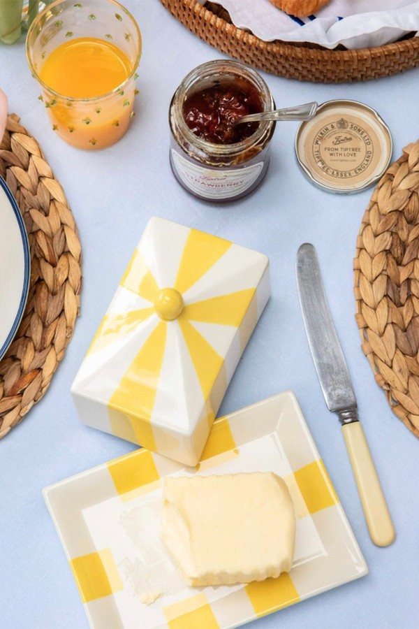 Circus Stripe Butter Dish from Issy Granger