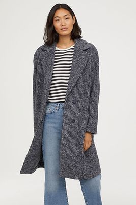Knitted Wool-Blend Coat from H&M
