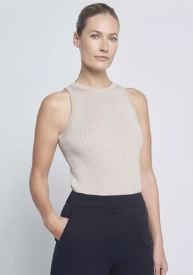 Cotton Jersey Mix Ribbed Knitted Tank Top from Novo