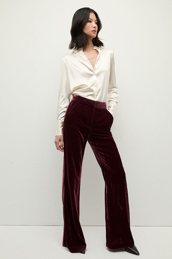 Lebone Velvet Pants from Veronica Beard