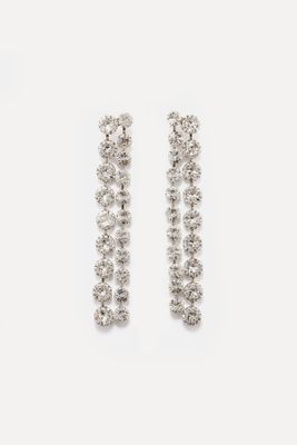 Midnight Dancing Crystal-Embellished Earrings from Isabel Marant