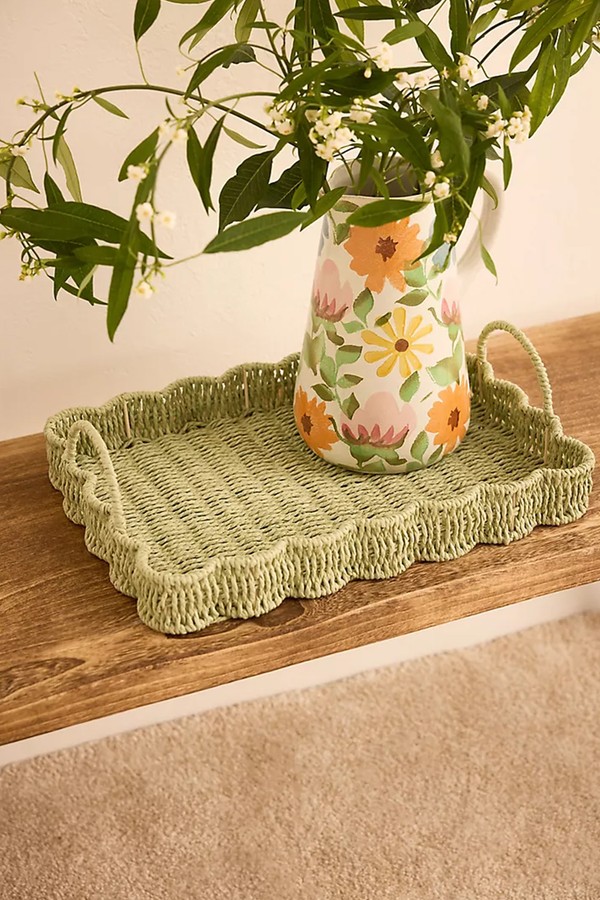 Woven Wavy Tray
