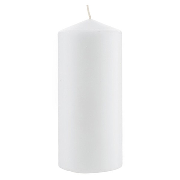 White Pillar Candle from Sainsburys