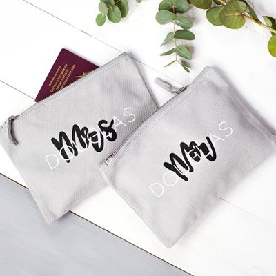 Personalised Couple’s Travel Bag Set from CloudsandCurrents