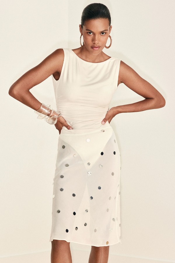 Layla Knee Length Skirt from Reformation