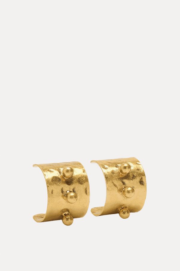 Open Golden Hoop Earrings from Parfois 