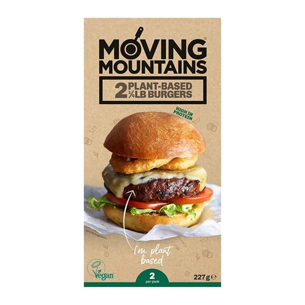 Plant-Based Burger from Moving Mountains