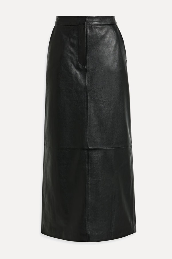 Mona Leather Maxi Skirt from Muubaa