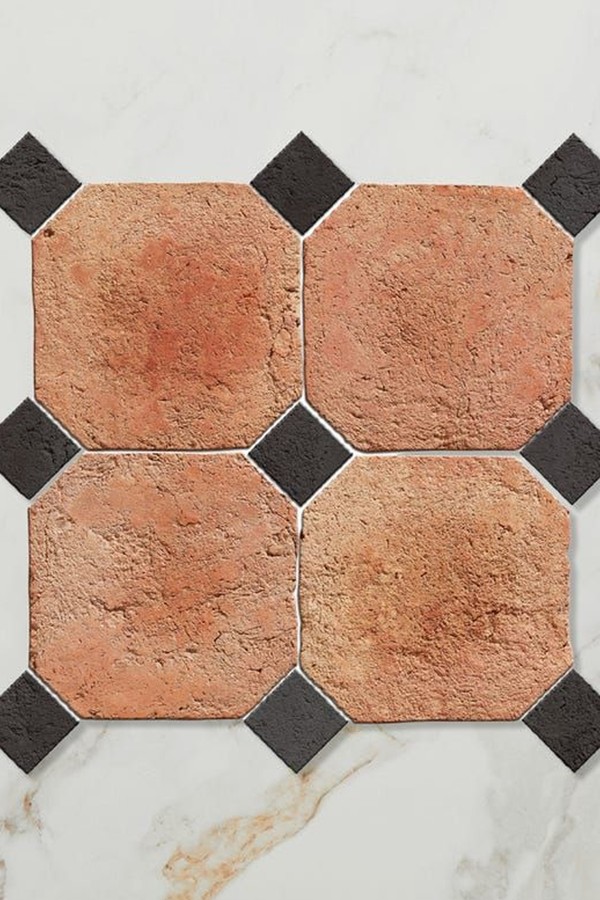 Marlborough Terracotta Octagons & Cabochons
