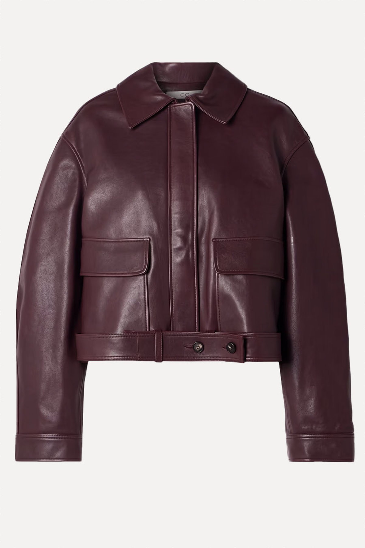 Belted Leather Jacket from CO