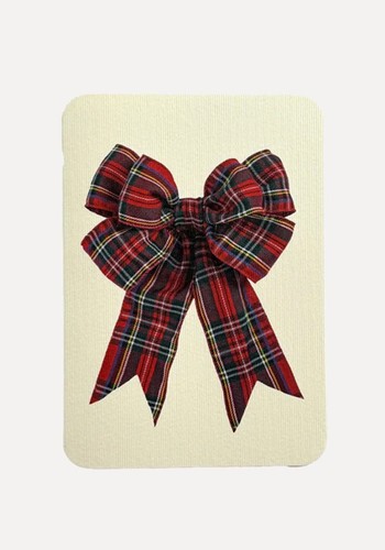 Red Tartan Notecard 