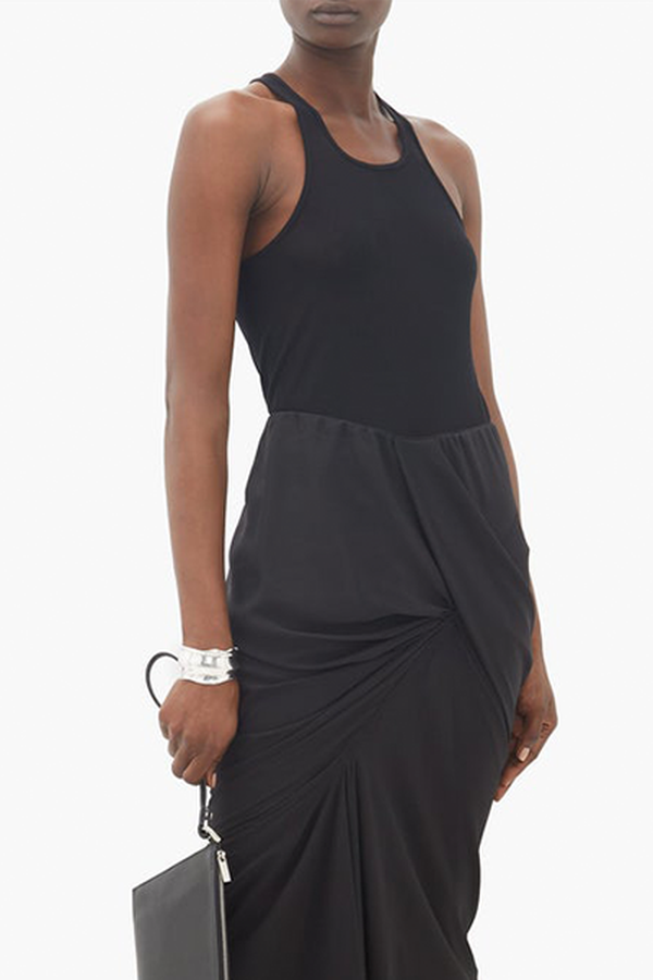 Racerback Rib-Knitted Tank Top from Rick Owens
