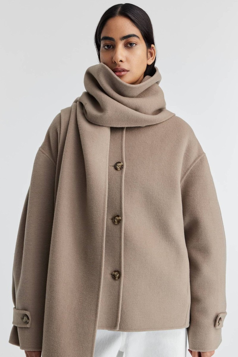 Dew Scarf Detailed Jacket from Axel Arigato