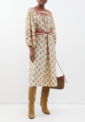 Norah Floral-Print Silk Midi Dress from Sea 