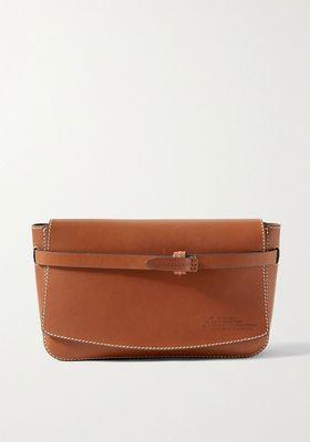 Return To Nature Leather Clutch from Anya Hindmarch