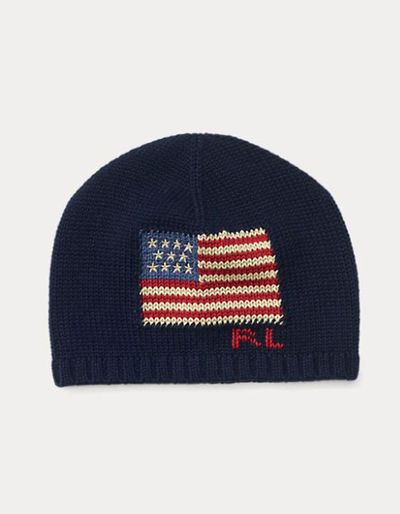 Knit Flag Beanie from Ralph Lauren