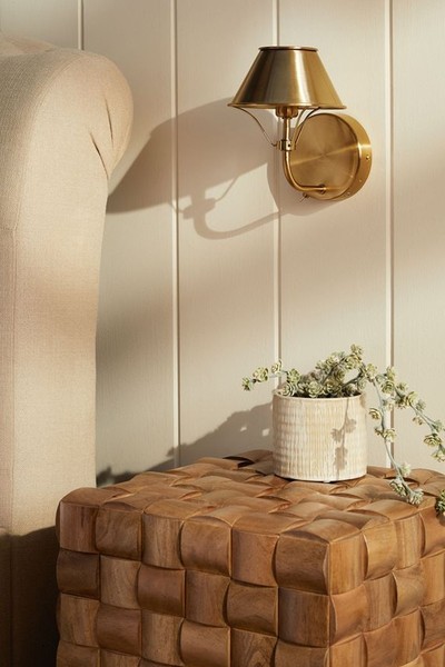 Brass Hector Wall Light from Next