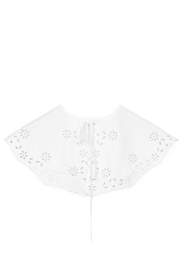 Embroidered Poplin Collar from Arket 