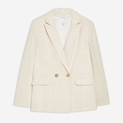 Blazer With Linen from Topshop