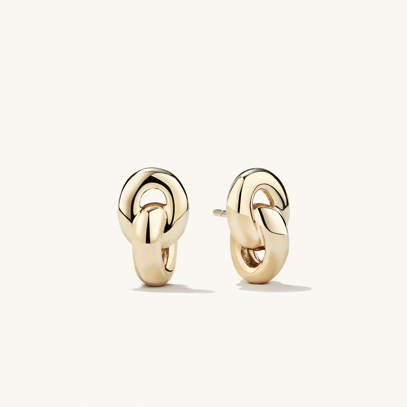 Linked Stud Earrings