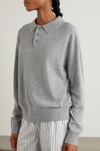 Brady Cashmere Polo Sweater from Éterne