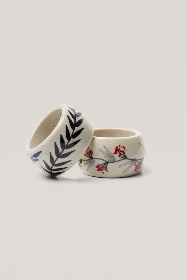 100% Porcelain Napkin Holder from Mango