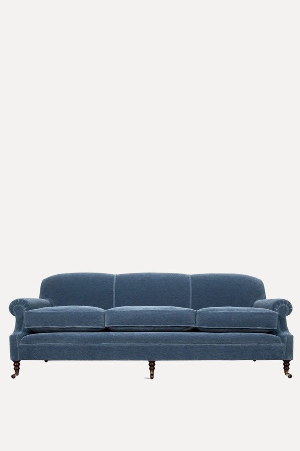 Signature Sofa Laid Back Scroll Arm