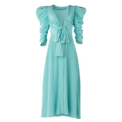 Hel Slit Silk Midi Dress, £1,780 | Silvia Tcherassi