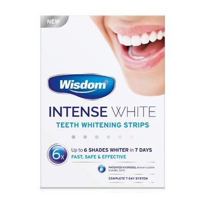 Intense White Teeth Whitening Strips from Wisdom