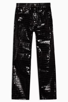 Black Crocodile Editor Jeans