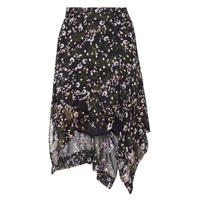 Printed Fil Coupé Silk-Blend Mini Skirt from Isabel Marant