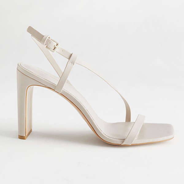 Faux Leather Heeled Sandals from & Other Stories