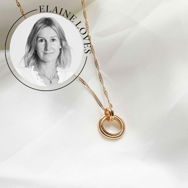 Ripple Pendant Necklace
