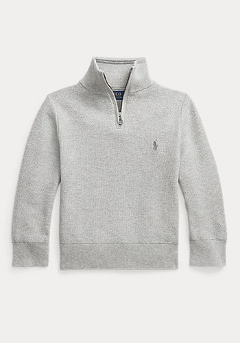 Cotton Quarter-Zip Jumper