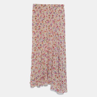 Floral Printed Skirt from Zara