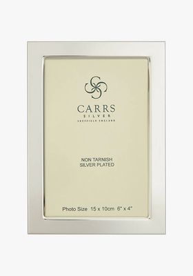 Silver Plated Flat Fronted Photo Frame from Carrs