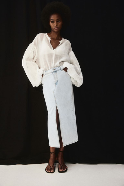 Midi Denim Skirt from H&M