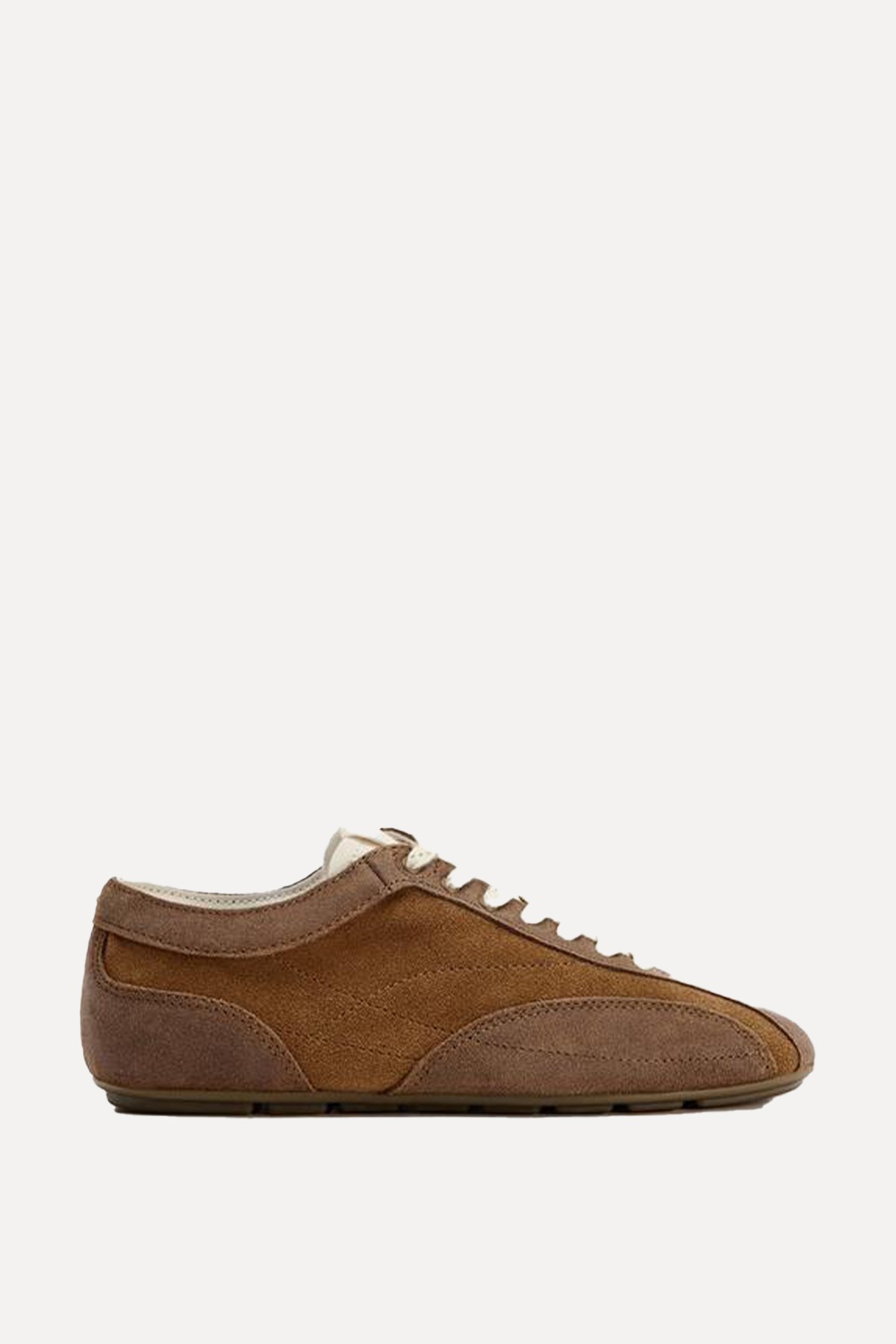 Split Suede Trainers from Zara