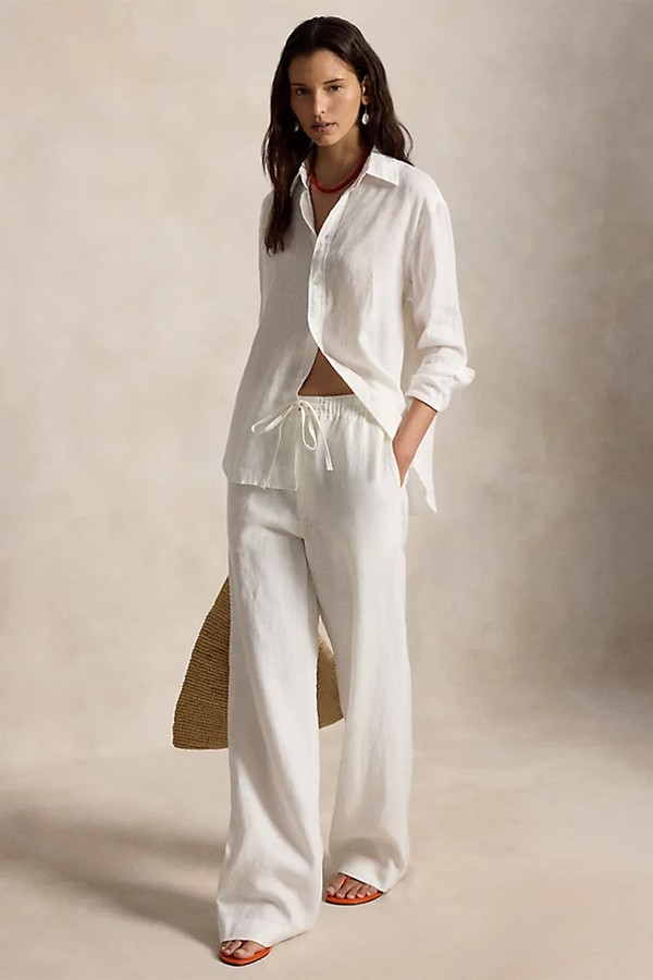 Linen Draw String Trousers