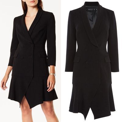 Asymmetric Tuxedo Dress, £225