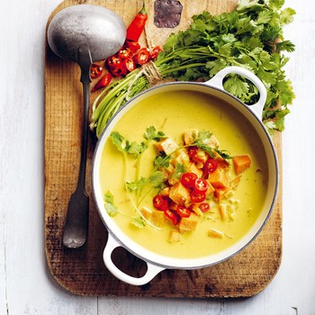 Spiced Turmeric, Sweet Potato & Carrot Soup