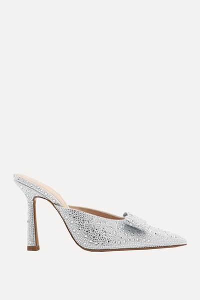 Slingback Rhinestone High-Heel Shoes from Zara