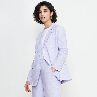 Dominique Linen Blazer from Kitri