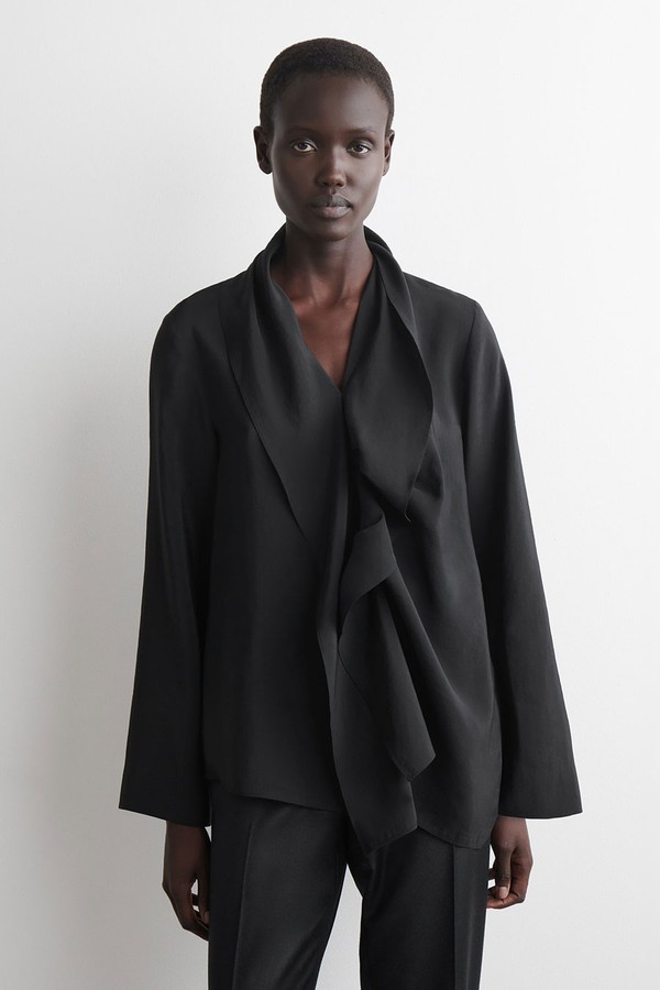 Ruffle Draped Blouse from COS