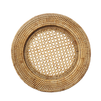 Rattan Charger from Rebecca Udall